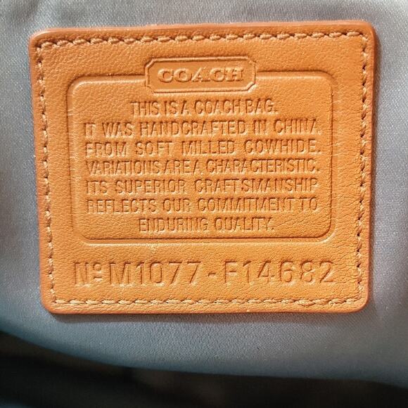 Coach Penelope Cream and Brown Shoulder Bag F14682 - Picture 16 of 16